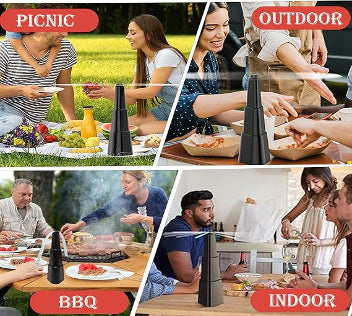4-Pack Fly Fan for Table Food Fans